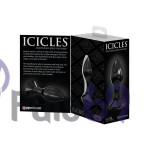 Анальная пробка Pipedream Icicles No. 78 с алмазиком