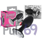 Анальная пробка Diamond Silicone Plug Small от Orion