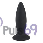 Анальная пробка с вибрацией Black Velvets Recharge Plug Large от Orion
