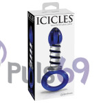 Стеклянная анальная пробка Pipedream Icicles No. 81