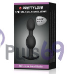 Анальная пробка Pretty Love Silicone Anal Balls от Baile