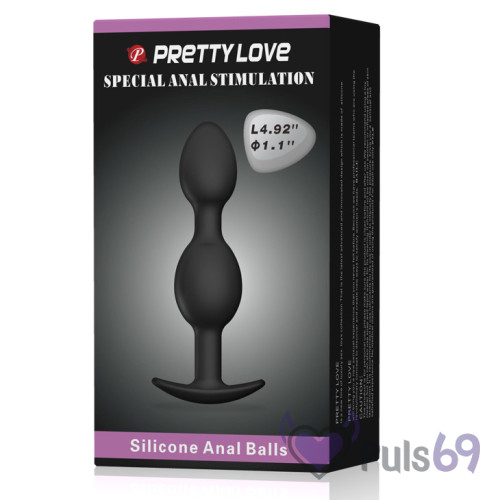 Анальная пробка Pretty Love Silicone Anal Balls от Baile Анальная пробка Pretty Love Silicone Anal Balls от Baile