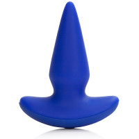Анальная пробка с вибрацией Vibrating Risque Plug Blue от California Exotic Анальная пробка с вибрацией Vibrating Risque Plug Blue от California Exotic