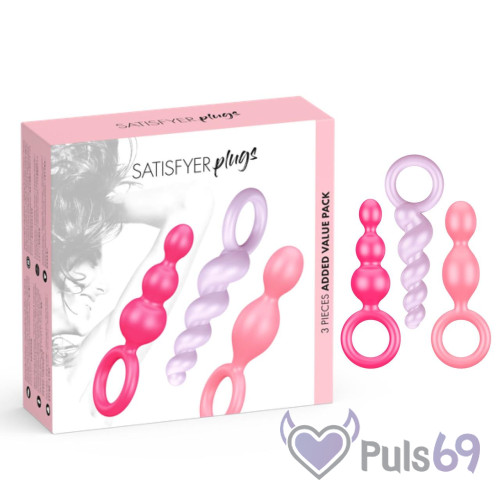 Набор анальных пробок Satisfyer Plugs Coloured