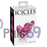 Анальная пробка Pipedream Icicles No. 75 с сердечком