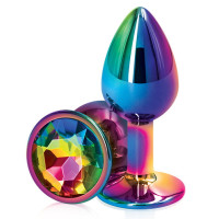 Металлическая анальная пробка Ns novelties Rear Assets Multicolor Small Металлическая анальная пробка Ns novelties Rear Assets Multicolor Small