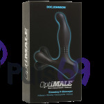 Массажер простаты с вибро и ротацией OptiMALE Rimming P-Massager от Doc Johnson