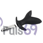 Анальная пробка расширитель с вибрацией Black Velvets Vibrating Anchor Plug от Orion