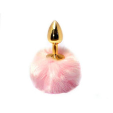 Анальная пробка с хвостиком Dolce Piccante Jewellery Plug with Tail Small