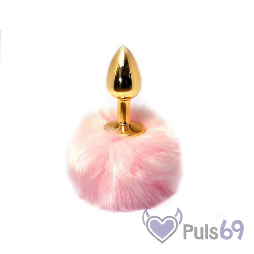 Анальная пробка с хвостиком Dolce Piccante Jewellery Plug with Tail Small