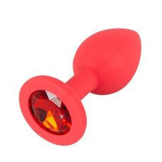 Анальная пробка  Colorful Joy Jewel Red Plug Small от Orion