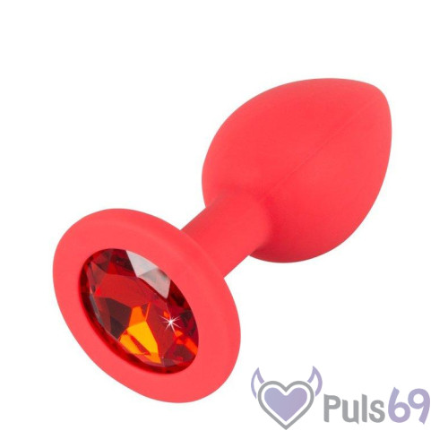 Анальная пробка  Colorful Joy Jewel Red Plug Small от Orion