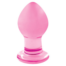 Анальная пробка NS Novelties Crystal Premium Glass Small Pink Анальная пробка NS Novelties Crystal Premium Glass Small Pink