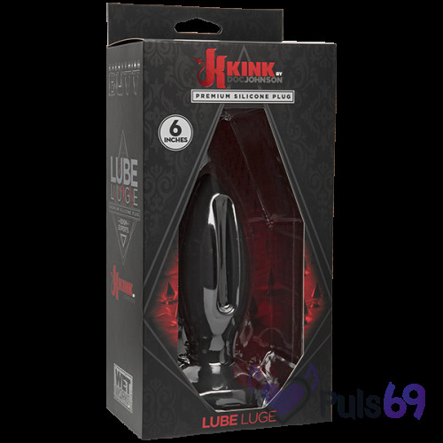 Анальная пробка Kink Wet Works Lube Luge Premium Silicone Plug 6 Анальная пробка Kink Wet Works Lube Luge Premium Silicone Plug 6