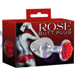 Анальная пробка с розой Rose Butt Plug от Orion