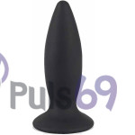 Анальная пробка с вибрацией Black Velvets Recharge Plug Medium от Orion