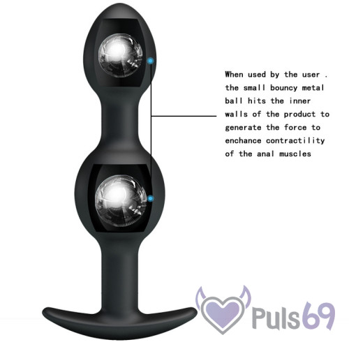 Анальная пробка Pretty Love Silicone Anal Balls от Baile Анальная пробка Pretty Love Silicone Anal Balls от Baile