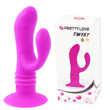 Анальная пробка с вибрацией Twist на присоске от Pretty Love Анальная пробка с вибрацией Twist на присоске от Pretty Love