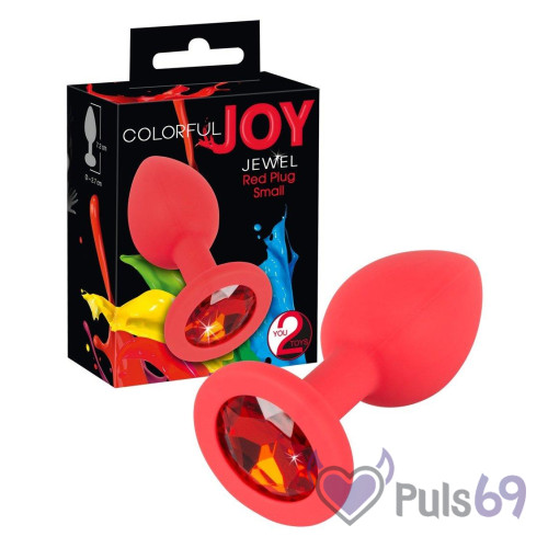 Анальная пробка Colorful Joy Jewel Red Plug Small от Orion Анальная пробка Colorful Joy Jewel Red Plug Small от Orion