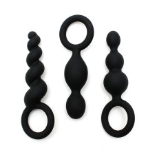 Набор анальных пробок Satisfyer Plugs Black Набор анальных пробок Satisfyer Plugs Black
