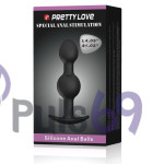 Анальная пробка Pretty Love Silicone Anal Balls от Baile