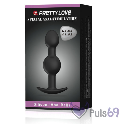 Анальная пробка Pretty Love Silicone Anal Balls от Baile Анальная пробка Pretty Love Silicone Anal Balls от Baile