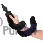 Анальная пробка - хвост Bad Kitty Naughty Toys Plug and Tail от Orion