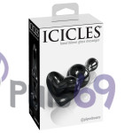 Анальная пробка Pipedream Icicles No. 74 с сердечком
