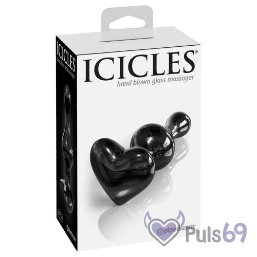 Анальная пробка Pipedream Icicles No. 74 с сердечком Анальная пробка Pipedream Icicles No. 74 с сердечком