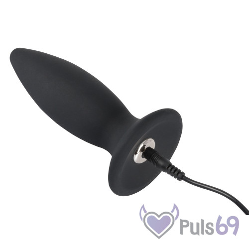 Анальная пробка с вибрацией Black Velvets Recharge Plug Medium от Orion Анальная пробка с вибрацией Black Velvets Recharge Plug Medium от Orion
