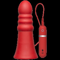 Большая анальная пробка с вибрацией Kink Vibrating Silicone Butt Plug Ridged 8 Большая анальная пробка с вибрацией Kink Vibrating Silicone Butt Plug Ridged 8