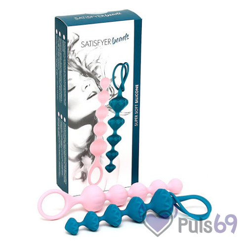 Анальные цепочки Satisfyer Beads Colored