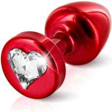 Анальная пробка с кристаллом Сваровски Diogol Anni R Heart Red Анальная пробка с кристаллом Сваровски Diogol Anni R Heart Red