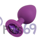 Анальная пробка  Colorful Joy Jewel Purple Plug Medium от Orion