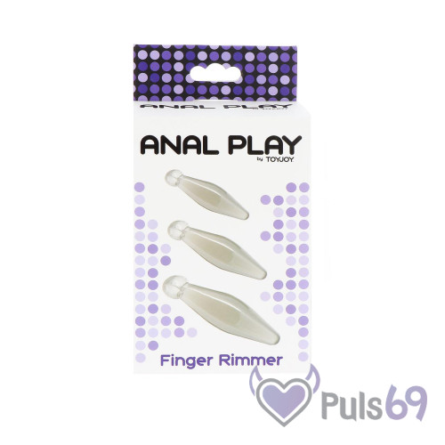 Анальные пробочки 3 шт в комплекте Finger Rimmer от Toy Joy