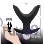 Анальная пробка расширитель с вибрацией Black Velvets Vibrating Anchor Plug от Orion