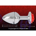 Анальная пробка с розой Rose Butt Plug от Orion