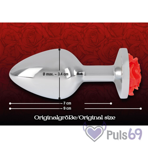 Анальная пробка с розой Rose Butt Plug от Orion Анальная пробка с розой Rose Butt Plug от Orion