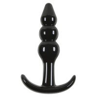 Анальная пробка NS Novelties Jelly Rancher Ripple T-Plug Black Анальная пробка NS Novelties Jelly Rancher Ripple T-Plug Black