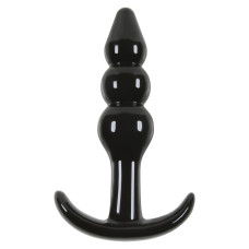 Анальная пробка NS Novelties Jelly Rancher Ripple T-Plug Black Анальная пробка NS Novelties Jelly Rancher Ripple T-Plug Black