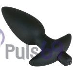 Анальная пробка с вибрацией Black Velvets Vibrating Plug Large от Orion