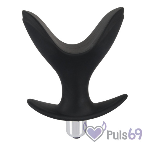 Анальная пробка расширитель с вибрацией Black Velvets Vibrating Anchor Plug от Orion