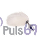Анальная пробка с хвостиком Dolce Piccante Jewellery Plug with Tail Small