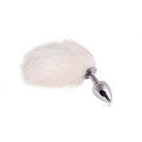 Анальная пробка с хвостиком Dolce Piccante Jewellery Plug with Tail Small