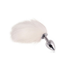 Анальная пробка с хвостиком Dolce Piccante Jewellery Plug with Tail Small