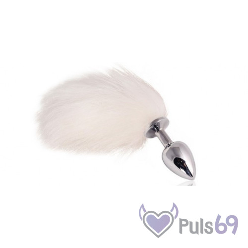 Анальная пробка с хвостиком Dolce Piccante Jewellery Plug with Tail Small