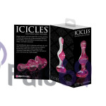 Анальная пробка Pipedream Icicles No. 75 с сердечком