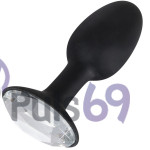Анальная пробка Diamond Silicone Plug Small от Orion