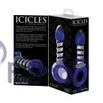 Стеклянная анальная пробка Pipedream Icicles No. 81