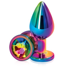 Металлическая анальная пробка Ns novelties Rear Assets Multicolor Medium Металлическая анальная пробка Ns novelties Rear Assets Multicolor Medium